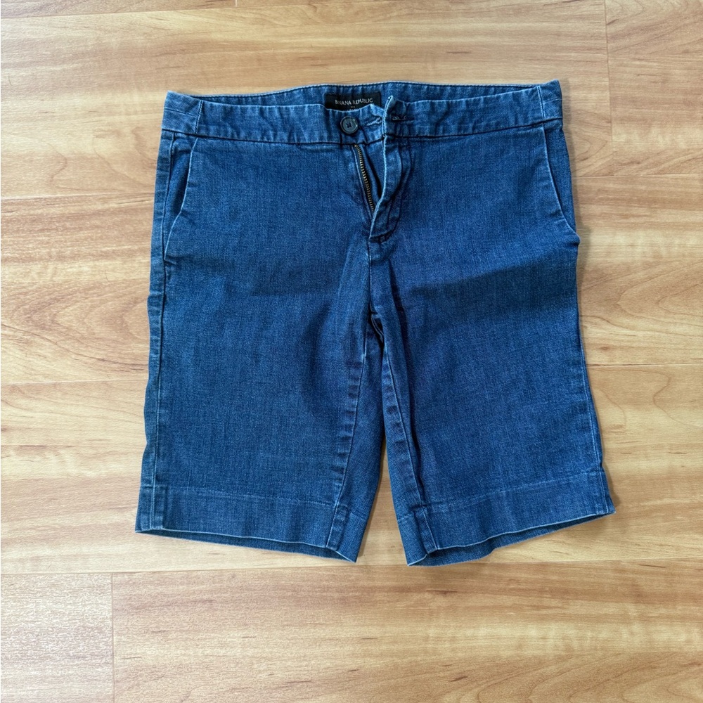 Banana Republic Indigo Denim Shorts